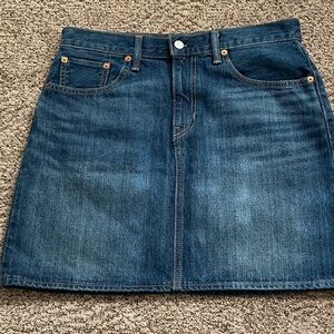 Levi's Dark Blue Denim Skirt